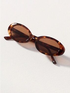 Aire Tortoise Oval Women's Sunglasses - Brown